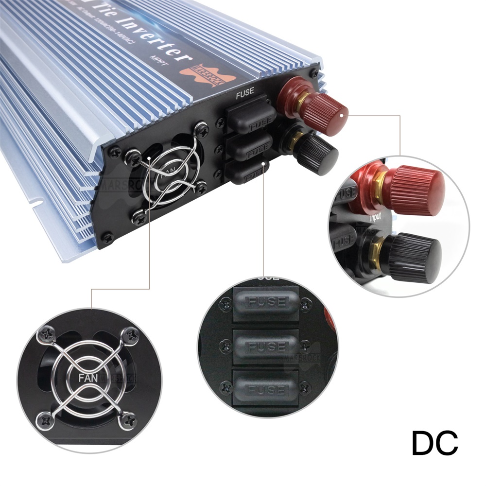 Micro Inverter 1400W Solar Grid Tie - 1000-1400W Şebeke Bağlantılı Mikro Güneş İnvertörü