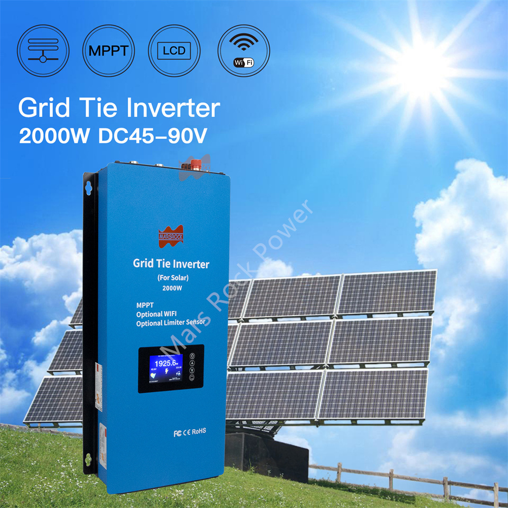 Grid Tie Inverter Limiter 2000W - 2000W Solar Limited Şebeke Bağlantılı İnvertör