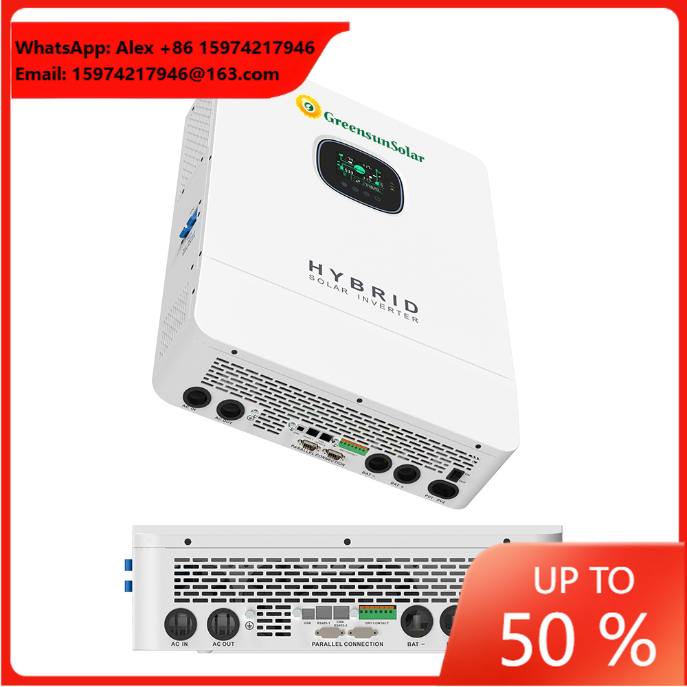 Hybrid Solar Inverter 5.5Kw Mppt 48V - Mppt Solar Hibrit İnvertör ABD 120/240V