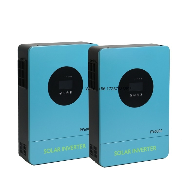 Hybrid Solar Inverter 5.5Kw Mppt 48V - 48v hibrit invertör şebeke bağlantılı 220V/380V
