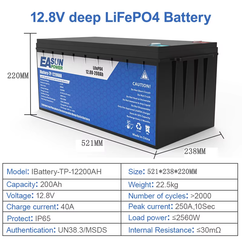 EASUN Power LiFePO4 Batarya 10 - Grid Tie Inverter Limiter 2000W incelemesi ve fiyatı