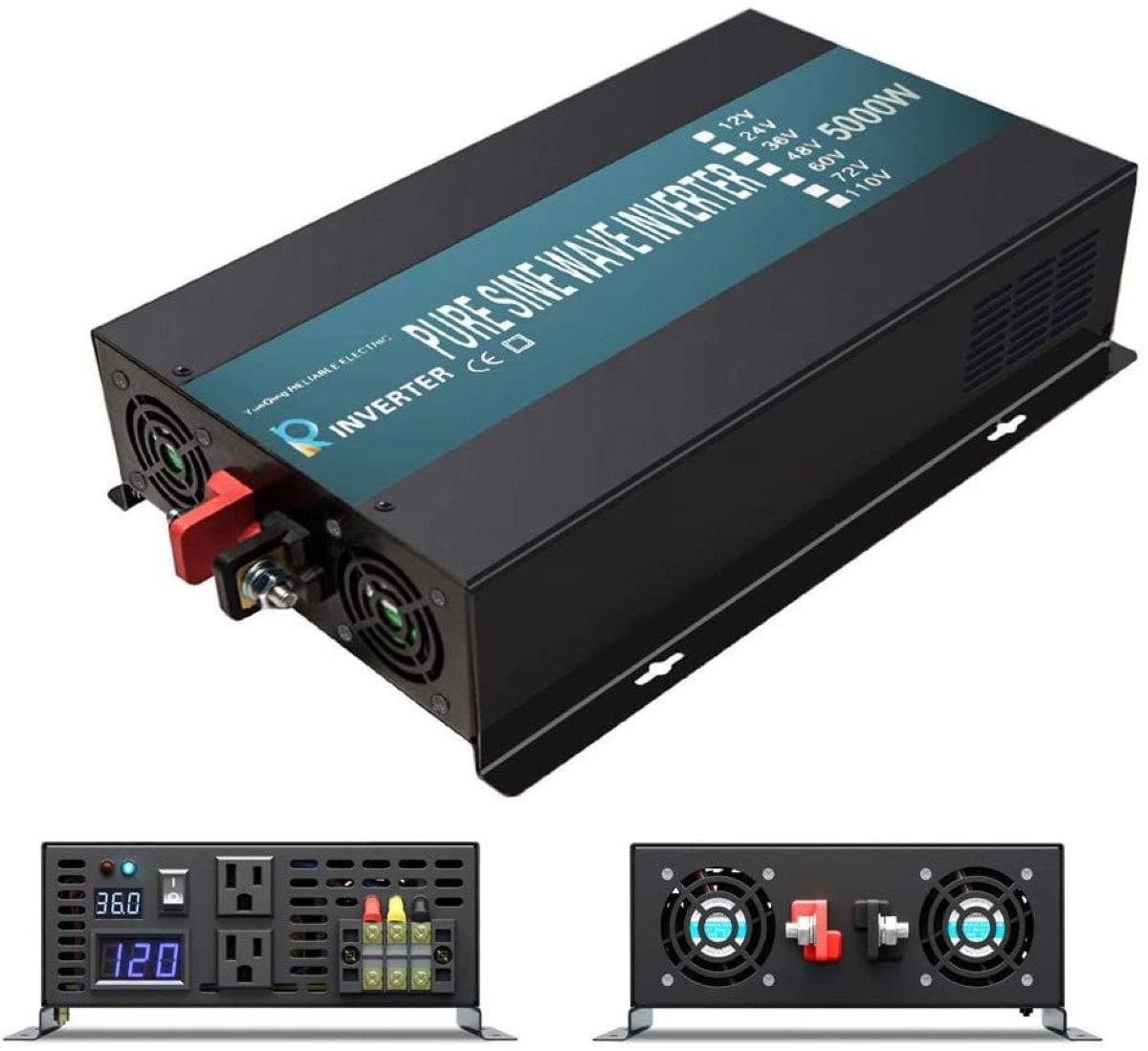 Şebeke Dışı Saf Sinüs Dalgası  - Pure Sine Wave Inverter 5000W 48V 220V incelemesi ve fiyatı