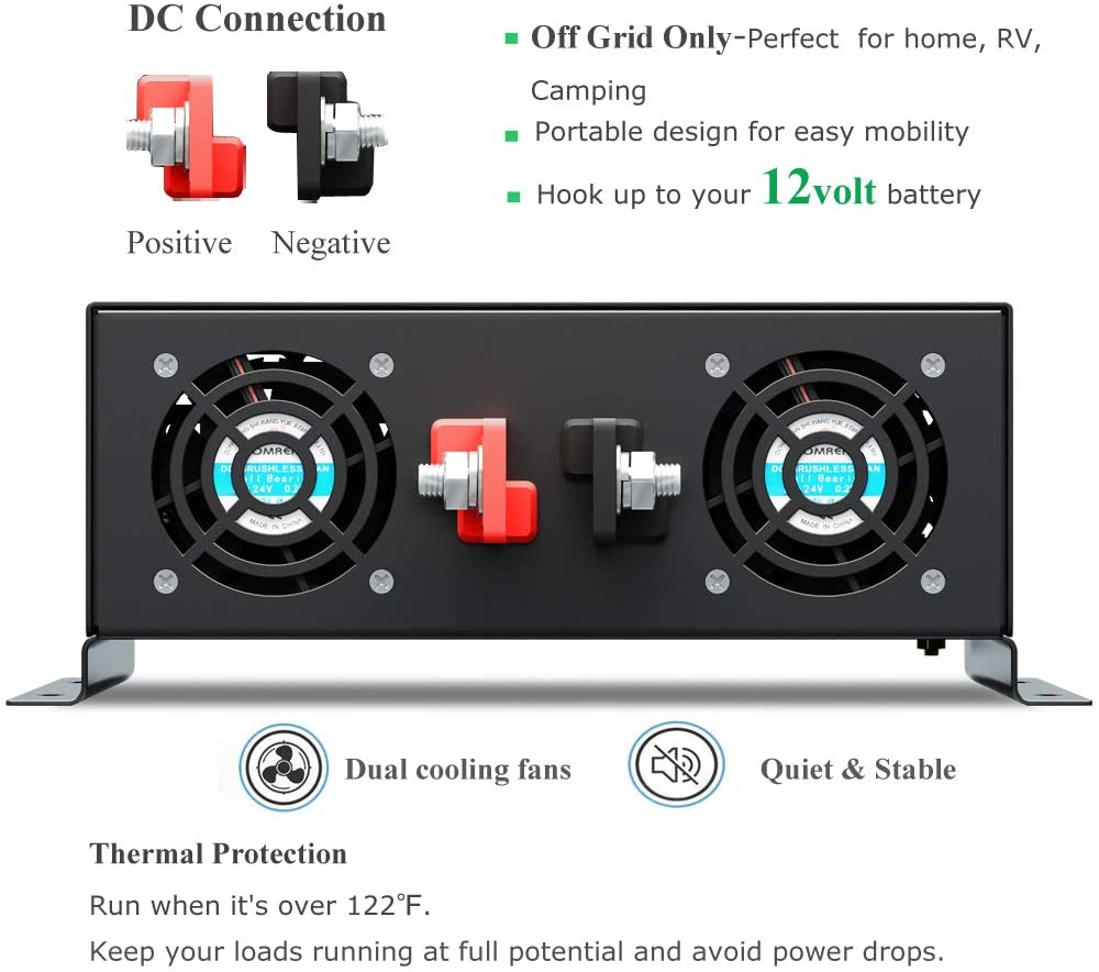 Şebeke Dışı Saf Sinüs Dalgası  - Pure Sine Wave Inverter 5000W 48V 220V incelemesi ve fiyatı