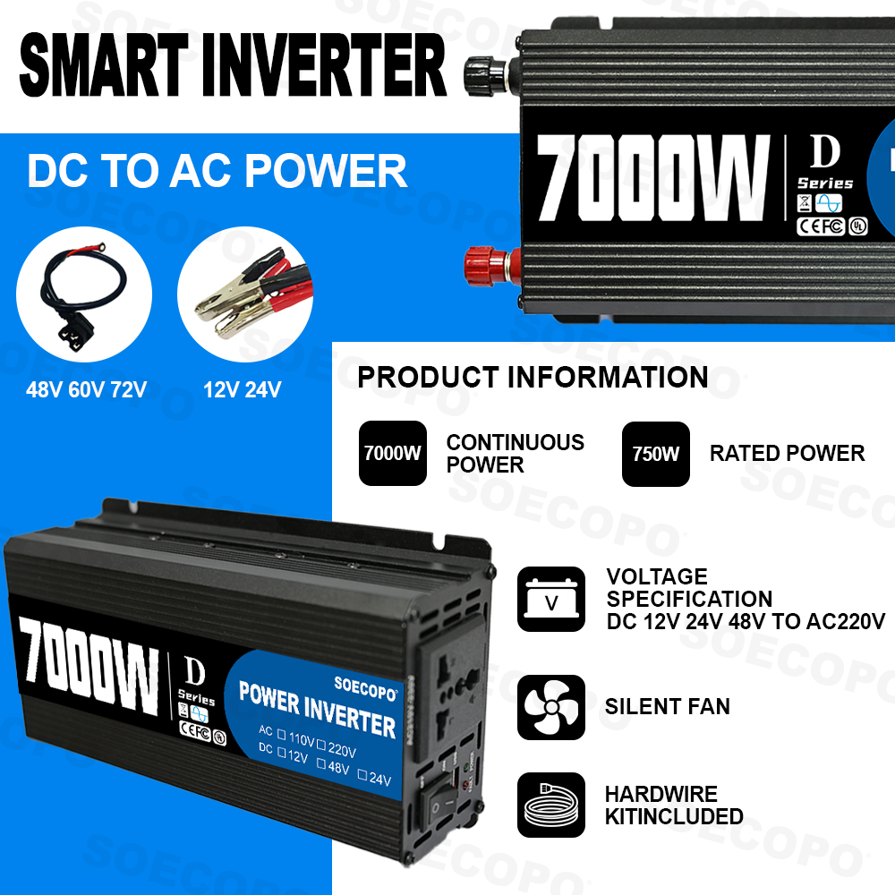 Araç İnvertörü 6000W-10000W DC - Off Grid Solar Inverter 48V 6000W incelemesi ve fiyatı