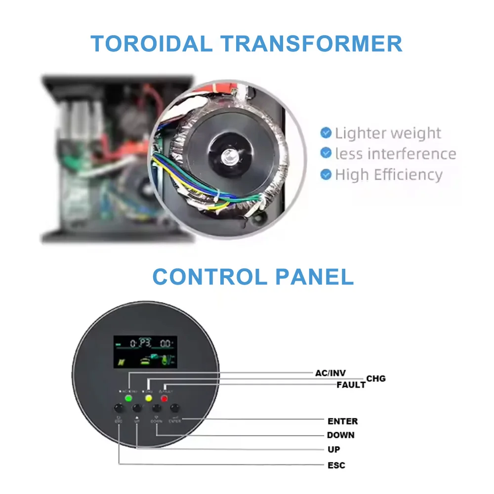 Çok satan 10KW 12.5kva DC 48v  - Split Phase Inverter 10Kw 110V 220V incelemesi ve fiyatı