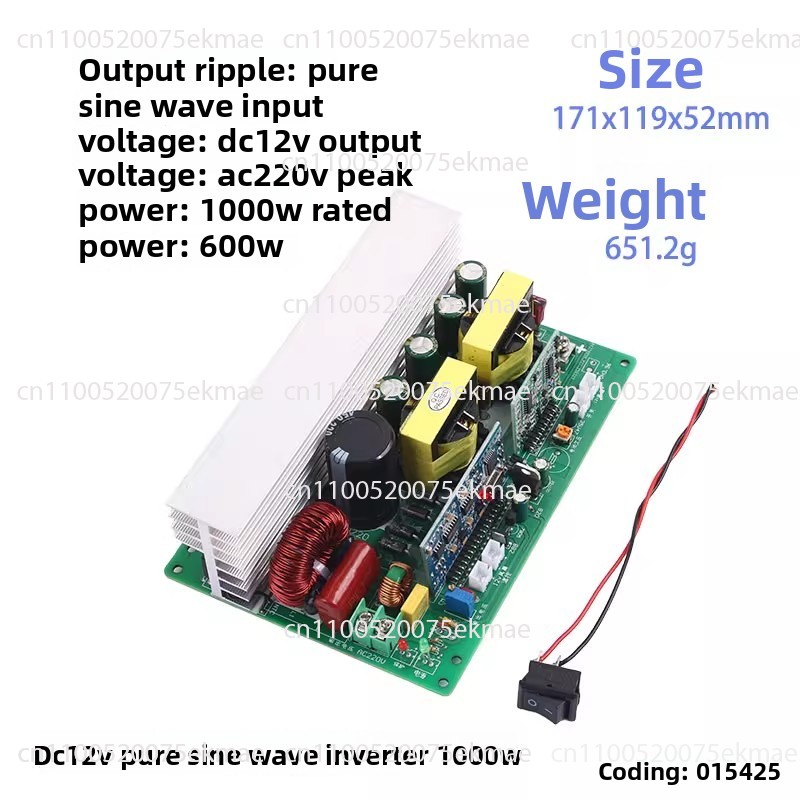 500W/1000W Saf Sinüs Dalga İnv - Pure Sine Wave Inverter Board 24V 48V incelemesi ve fiyatı