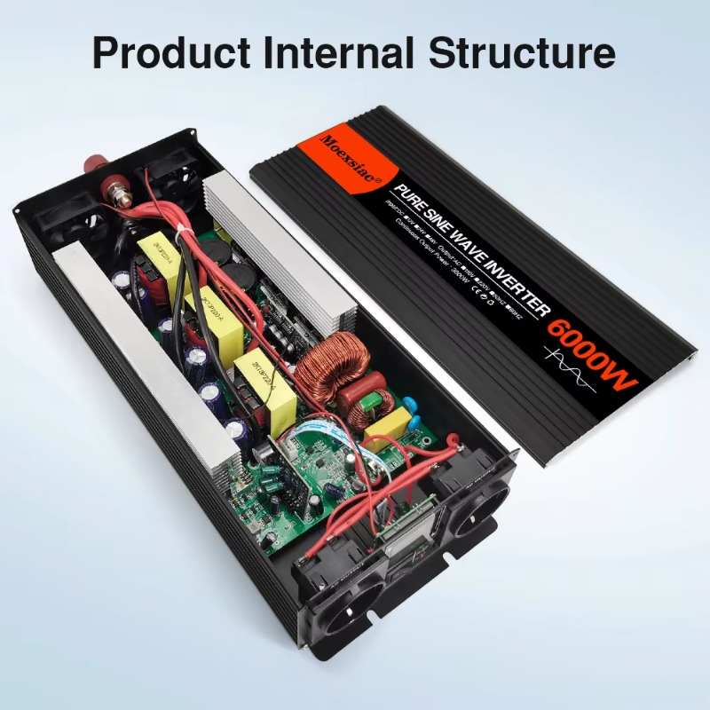 Moexsiac Saf Sinüs Dalgası Gün - Pure Sine Wave Inverter 5000W 48V 220V incelemesi ve fiyatı