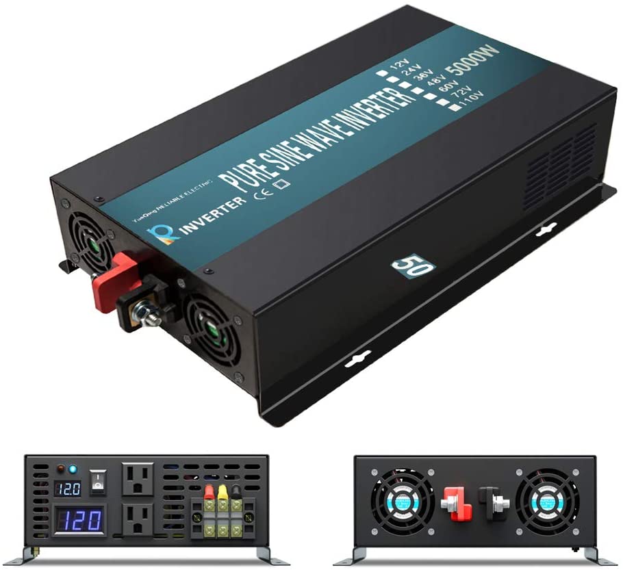 Saf sinüs dalga invertör 5000W - Pure Sine Wave Inverter 5000W 48V 220V incelemesi ve fiyatı