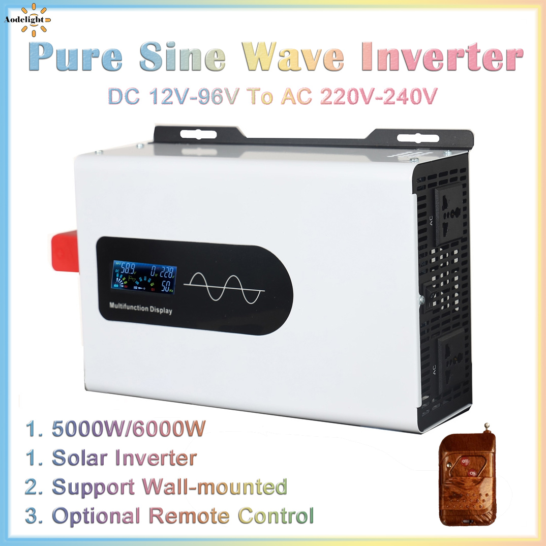 Saf sinüs dalga invertör 12v 2 - Off Grid Solar Inverter 48V 6000W incelemesi ve fiyatı
