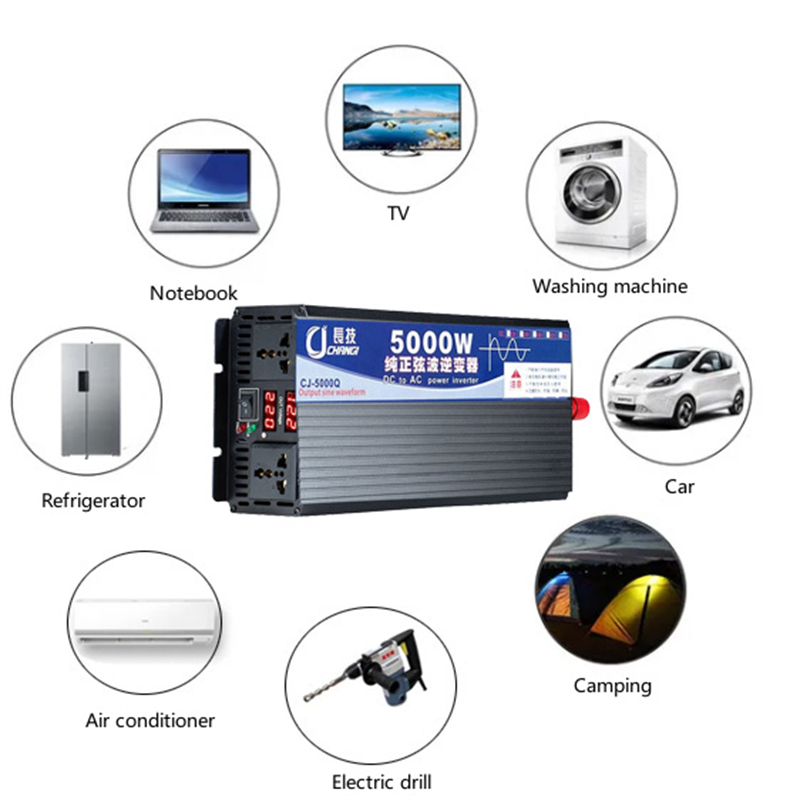 4000W/5000W/5500W/3000W Saf Si - Inverter Pure Sine Wave 60Hz 120V 3000W incelemesi ve fiyatı