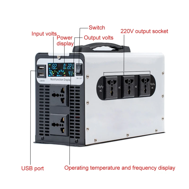 Invertör Saf Sinüs Dalgası 300 - Pure Sine Wave Inverter 5000W 48V 220V incelemesi ve fiyatı