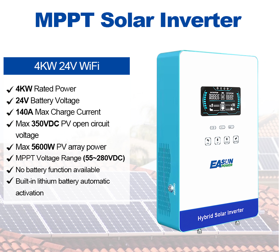 EASUN POWER 4KW 110V Şebekeden - Grid Tie Inverter Limiter 2000W incelemesi ve fiyatı