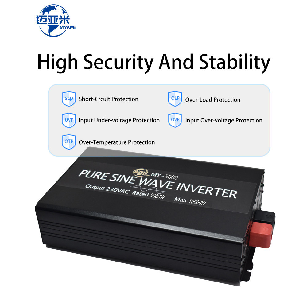 MYAMi yeni saf sinüs dalga inv - Pure Sine Wave Inverter 5000W 48V 220V incelemesi ve fiyatı