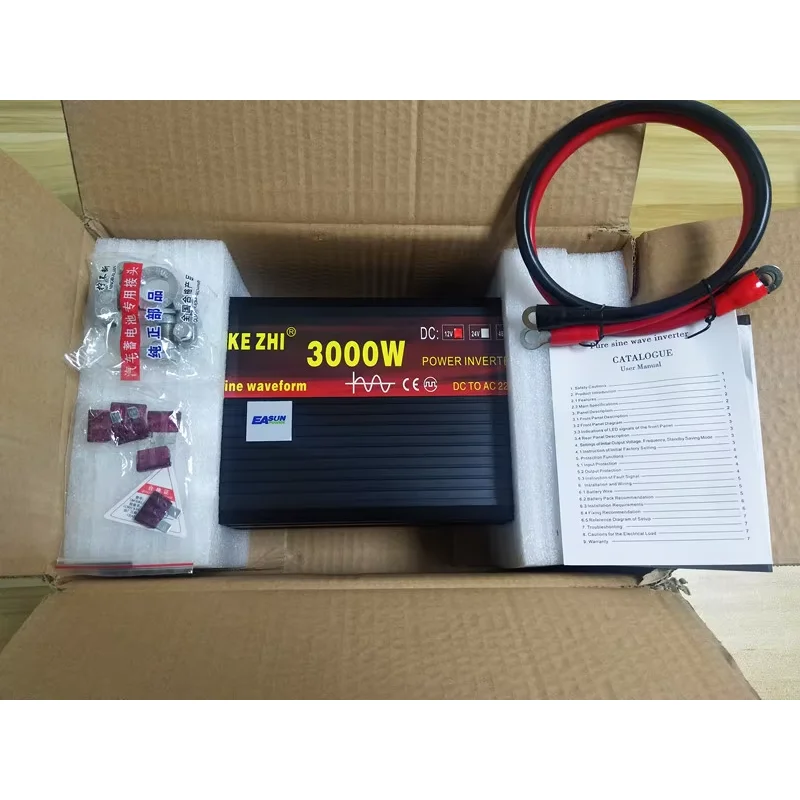 CHKJ Easun 12v 24V 48V DC'den  - Pure Sine Wave Inverter 5000W 48V 220V incelemesi ve fiyatı