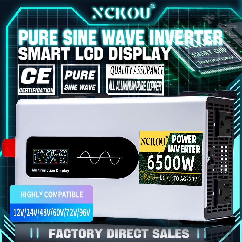 Inversor 12v 24v 48v 72v Para  - Pure Sine Wave Inverter 5000W 48V 220V incelemesi ve fiyatı